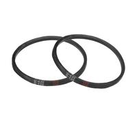 QUARKZMAN O-420 Correa de Transmisión de Goma, 2pcs Correa de conducción en V correa trapezoidal de caucho de bucle Tipo O para transmisión de potencia industrial, 420x6x10mm(LxAxPaso)