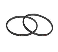 QUARKZMAN O-430 Correa de Transmisión de Goma, 2pcs Correa de conducción en V correa trapezoidal de caucho de bucle Tipo O para transmisión de potencia industrial, 430x6x10mm(LxAxPaso)