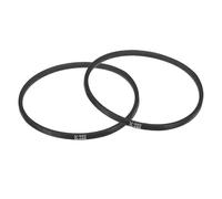 QUARKZMAN O-480 Correa de Transmisión de Goma, 2pcs Correa de conducción en V correa trapezoidal de caucho de bucle Tipo O para transmisión de potencia industrial, 480x6x10mm(LxAxPaso)