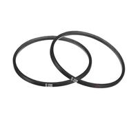 QUARKZMAN O-500 Correa de Transmisión de Goma, 2pcs Correa de conducción en V correa trapezoidal de caucho de bucle Tipo O para transmisión de potencia industrial, 500x6x10mm(LxAxPaso)