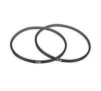 QUARKZMAN O-530 Correa de Transmisión de Goma, 2pcs Correa de conducción en V correa trapezoidal de caucho de bucle Tipo O para transmisión de potencia industrial, 530x6x10mm(LxAxPaso)