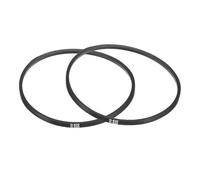 QUARKZMAN O-630 Correa de Transmisión de Goma, 2pcs Correa de conducción en V correa trapezoidal de caucho de bucle Tipo O para transmisión de potencia industrial, 630x6x10mm(LxAxPaso)