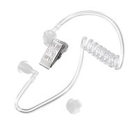 QUARKZMAN Oreja Pieza Auricular Agente Secreto Auricular Disfraz Accesorios con Auriculares, Reemplazo Acústico Tubo para Bidireccional Radio Audio Auriculares, Paquete De 1