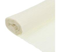 QUARKZMAN Papel Crespón, Rollo Papel Crespón Blanco Lechoso 7.9 Pies Largo Y 20 Pulgadas Ancho Para Decoraciones Fiestas Con Serpentinas, Suministros Para Fiestas Graduación (Paquete 2)