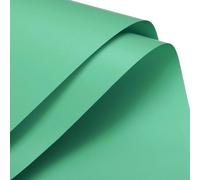 QUARKZMAN Papel de Envoltura de Flores de Película Nacarada 58x58 cm Impermeable para Manualidades, Empaque de Regalos/Cajas de Regalo Verde Brillante Paquete de 20