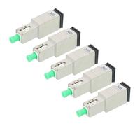 QUARKZMAN Paquete De 5 Atenuador De Fibra SC 3dB Atenuador Óptico Fijo | Monomodo SC/APC Macho A Hembra, Para Transmisión Óptica