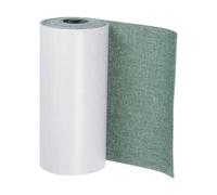 QUARKZMAN Parches de Reparación de Lino Cinta Autoadhesiva de 3,9 "x 63" Parches de Tela de Sofá de Lino Fino para Tapicería de Muebles Ropa de Sofá Gris Y Verde