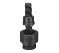 QUARKZMAN Perforadora De Chapa Agujero De 10mm Acero De Rodamientos Corte Preciso Kit De Perforación Manual Con Vástago Hexagonal Externo Para Fregadero De Placa Metálica Negro