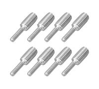 QUARKZMAN Perno Roscado de Doble Extremo, 8Pcs Adaptador de Rosca, M4x15mm a M8x15mm Acero Inoxible 304, Adaptador Reductor para Fijación de Muebles y Maquinaría