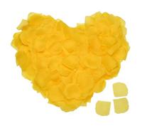 QUARKZMAN Pétalos de Rosa Flore Artificiales de Seda, Flores de Imitación de Boda Naranja 5cmm x 5cm para Centros de Mesa de Boda, Decoración de Fiesta, Paquete de 1200