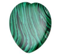 QUARKZMAN Piedras De Sanación De Corazón De Cristal Malaquita Pulgar Natural Amor Energía Positiva FENG Shui Palma Gema Anti-Estrés 1.6" Para Equilibrio Meditación Alivio De Ansiedad