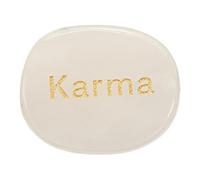QUARKZMAN Piedras Inspiracionales Grabadas, Piedras Naturales Ovaladas De Cristal Para El Estrés Con Palabras Grabadas Para Mujeres Regalo Anti-Estrés, Cristal