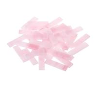 QUARKZMAN Piezas Rectangulares De Vidrio cielo Para Mosaicos Tiras De 1.57" X 0.4" Fragmentos De Vidrio Rosa 100g/3.53 oz Suministros Para Hacer MosaicosY Decoración Del Hogar