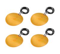 QUARKZMAN Placa Calefactora de Película 6.2W 5V Poliimida Térmica Almohadilla Adhesivo PI Calentador Elementos Película 60mm Diámetro Calentador Tira Paquete de 4