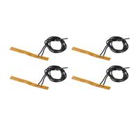 QUARKZMAN Placa Calefactora de Película Calefactora, 2.6W 3.7V Almohadilla de Calor de Poliimida Adhesiva, Elementos de Calefacción de Película Pi de 57mmx6mm, Paquete de 4