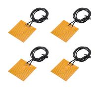 QUARKZMAN Placa Calefactora de Película Calefactora, 4.2W 5V Almohadilla Térmica de Poliimida, Elementos Calefactores de Película Adhesiva Pi de 32mmx32mm, Paquete de 4