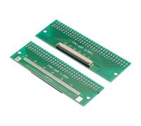 QUARKZMAN Placa Convertidora de FPC FFC PCB de 60P 0.5mm en el Lado del Zócalo, 1.0mm en la Parte Posterior, A Dip 2.54mm Para LCD, Impresora 3D, Cámara, DVD, TV, Portátil 2 Uds
