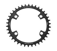 QUARKZMAN Plato De Bicicleta 110BCD 38T 9/10/11 Velocidades Redondo Negro | De Aluminio, 160mm Diámetro, Diente Estrecho Ancho, Para MTB Bicicleta De Carretera