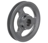 QUARKZMAN Polea Para Correa En V AK54-7/8 Con Agujero De 7/8" Diámetro Exterior De 5.25" Ranura Única Polea Con Alma Perforada A Medida Hierro Fundido Sección De Correa Para 4L O Correa A