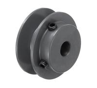 QUARKZMAN Polea Para Correa En V BK22-1/2 Con Agujero De 1/2" Diámetro Exterior De 2.2" Una Ranura Polea De Alma Perforada A Medida Hierro Fundido Sección De Correa Para Correa 3L O B