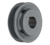 QUARKZMAN Polea Para Correa En V BK28-7/8 Con Agujero De 7/8" Diámetro Exterior De 2.95" Ranura Única Polea Alma Ranurada Agujero Al Tamaño Hierro Fundido Sección Correa Para Correa 3L O B