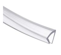 QUARKZMAN Protector De Bordes Transparente 9.8 Pies Canal En U De Silicona Protector De Bordes Adecuado Para 13/32"-7/16" Para Puertas De Auto Piezas De Metal (9/16" Ancho X 15/32" Alto)