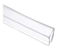 QUARKZMAN Protector De Bordes Transparente 9.8 Pies Canal En U De Silicona Protector De Cantos Para Partes De Metal De Puertas De Auto (11/16" Ancho x 9/16" Alto)