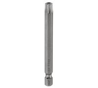 QUARKZMAN Punta De Destornillador De Seguridad Torx TT40 3.15" (80mm) | De Largo, Punta De Estrella De 6 Puntas, Con Vástago Hexagonal De 1/4", Magnética, Antimanipulación, Para Taladro