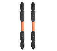 QUARKZMAN Puntas de Destornillador Phillips Resistentes al Impacto, de 6,35 mm, PH2, Vástago Hexagonal de 6mm, 85mm L, Puntas de Cabeza de Cruz Magnéticas de Acero S2 de Doble Extremo