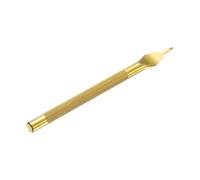 QUARKZMAN Punzón Para Cuero De 4 Mm 1 Punta De Acero Al Carbono Para Coser Cuero Herramienta Para Hacer Agujeros Formón Para Manualidades DIY Carteras PortaDorado