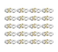 QUARKZMAN QUARKZMAN Cojinetes De Bolas Axiales F2.5 6M DI De Acero 2.5mm 20 Pcs|6mm Grosor 3mm ABEC3 Hilera Simple Cojinete De Bolas Cromado Con Arandelas