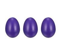 QUARKZMAN QUARKZMAN Huevos Sonajeros Maracas De Plástico Instrumentos De Morado 3 Pcs|Percusión Manual Para DIY Pintura Aprendizaje Musical Fiestas De Pascua Actuaciones