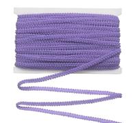 QUARKZMAN QUARKZMAN Trenza Gimp Para Tapicería Cinta 0.8cmX27yd Color Púrpura|Poliéster Decorativa Para Cortinas Y Manualidades Encaje Para Bordes En Decoración Del Hogar Costura Disfraces