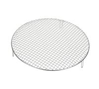 QUARKZMAN Rejilla Redonda De Cocina De 15 Pulgadas Rejillas para Enlatar | De Acero Inoxidable, Parrilla De Malla Para Barbacoa Hornear Enfriar Cocinar Al Vapor, Utensilios De Cocina, Con Patas