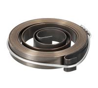 QUARKZMAN Resorte de Taladradora de Alimentación de Husillo Conjunto de Resorte de Bobina de Acero para Resortes Negro Acabado 1540mm Extendida 53 x 10 x 0.8mm 1 Pieza