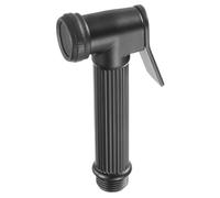 QUARKZMAN Rociador de Bidet Portátil para Inodoro, Kit de Rociador de Baño de Metal con Control Ajustable de Presión de Agua para Lavado Y Enjuague de Cocina Baño E Inodoro, Negro