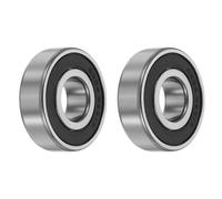 QUARKZMAN Rodamientos 6204-3/4-2RS 19,05 x 47 x 14 mm 2 Piezas | No Estándar, Doble Sello de Caucho, Acero Cromado, para Maquinaria Industrial, ABEC 3
