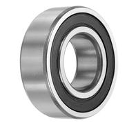 QUARKZMAN Rodamientos 62206-2RS 30x62x20mm Grado ABEC3 Acero cromado | 30mm DI x 62mm DE x 20mm Espesor, Doble sello de goma, para maquinaria industrial, de bolas, no estándar