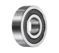 QUARKZMAN Rodamientos De Bolas No Estándar 153711-2RS 15mm Diámetro Interno x 37mm Diámetro Externo x 11mm Grosor Rodamientos De Acero Cromado Con Doble Sello De Goma