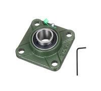 QUARKZMAN Rodamientos De Soporte UCF205-16, Diámetro Interior De 1 Pulgada Autocentrante, Base De Hierro Fundido Sólido, Rodamiento De Bolas De Soporte Montado En Brida Cuadrada