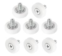 QUARKZMAN Rodillos de Cajón de Nylon Ruedas de Repuesto de Polea de Cajón de Gabinete Cojinete 22mm Rodillo de Posicionamiento de Cajón Guías Deslizantes Paquete de 8