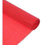 QUARKZMAN Rollo de Papel Crepé de 8.2 Pies de Largo y 10 Pulgadas de Ancho para Ceremonias de Boda y Decoración de Diversos Festivales Grandes, Rojo