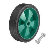 QUARKZMAN Ruedas De Compresor De Aire De 5 Pulgadas Reemplazo Universal Para La Mayoría De Compresores De Aire Aumenta La Maniobrabilidad Con 0.5" Diámetro Paquete De 1 Azul