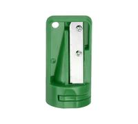 QUARKZMAN Sacapuntas de Carpintero Verde Sacapunta Manual Portátil | Afilalápices Cortador de Lápices de Solo Agujero Simple, para Escuela Oficina Carpintería Viajes Manualidad