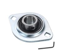 QUARKZMAN SBPFL204-12 Cojinetes de Bloque de Almohada 3/4" Unidades de Cojinete de Rodamiento de Bore de Acero con Carcasa de Cojinete Montada en Brida con Llave