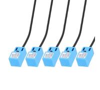 QUARKZMAN Sensor De Proximidad Inductivo Interruptor Sensor De Proximidad NC Normalmente Cerrado PNP 4mm Distancia De Detección DC 10-30V SN04-P2 3.9ft 5Pcs