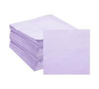 QUARKZMAN Servilletas De Cóctel, Paquete De 200 Servilletas Desechables Cuadradas De 2 Capas Color Lila Claro 10" x 10" Papel Para Bebidas Para Cena Bodas Fiestas De Cumpleaños Y Uso Diario