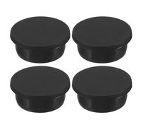 QUARKZMAN Silicona Goma Agujero Tapón 36,3mm Diámetro Suave Flexible, Tapones de Goma para 35-36mm Agujero Negro 4uds