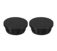 QUARKZMAN Silicona Goma Agujero Tapón 37,3mm Diámetro Suave Flexible, Tapones de Goma para 36-37mm Agujero Negro 2uds
