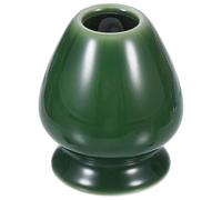 QUARKZMAN Soporte de Cerámica para Chasen de 68mm Soporte para Batidor de Matcha Juego de Tés Soporte para Batidores Soporte Tradicional para Batidor de Té Matcha, Verde